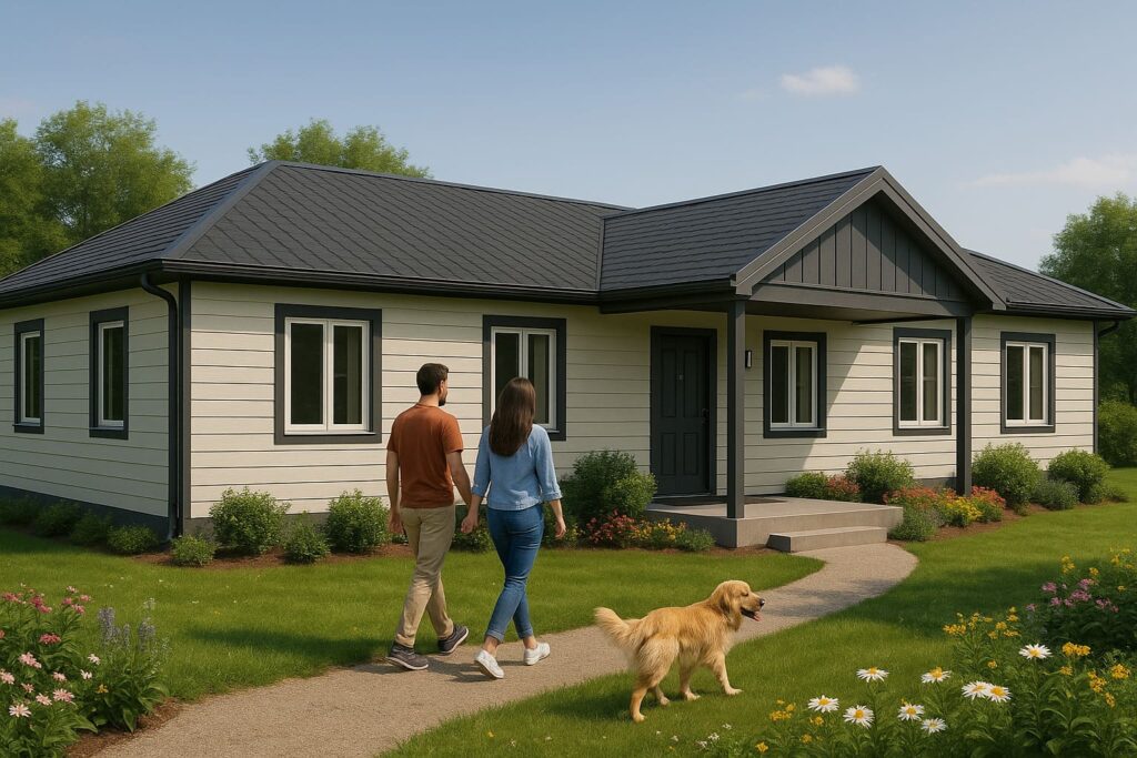 Casă pe structură metalică 100 + 6 mp – Model S10 Cozy Elitestruct